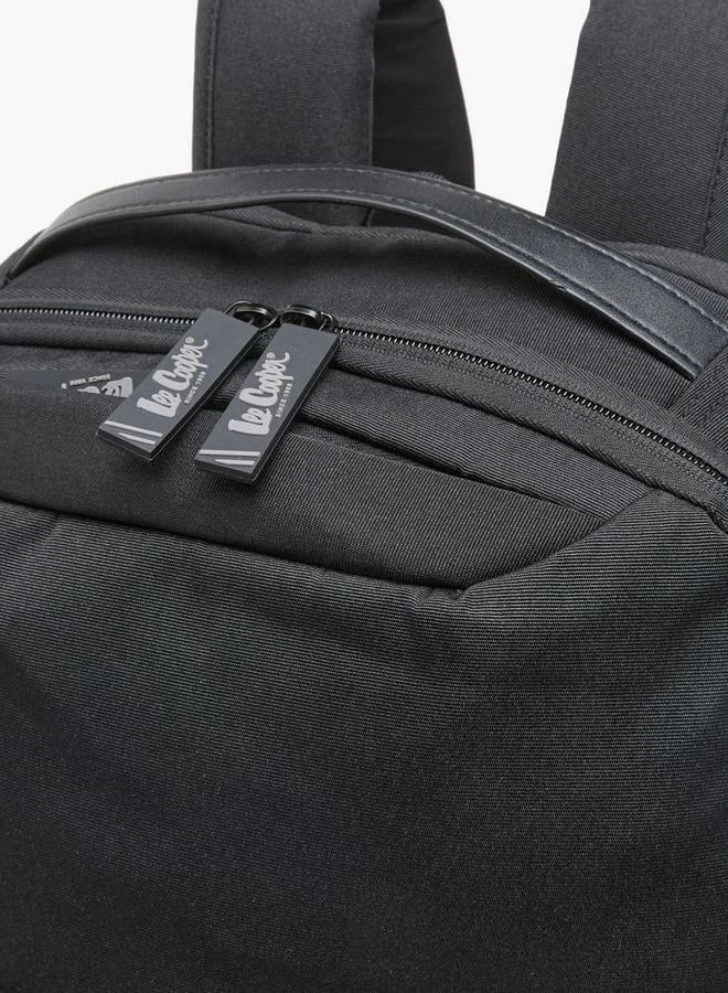 Lee Cooper BLACK Men Logo Applique Laptop Backpack for Men | Best Price UAE